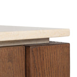 Gibbs Media Console, Tan Oak