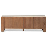 Gibbs Media Console, Tan Oak