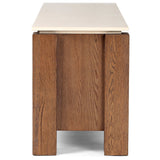 Gibbs Media Console, Tan Oak