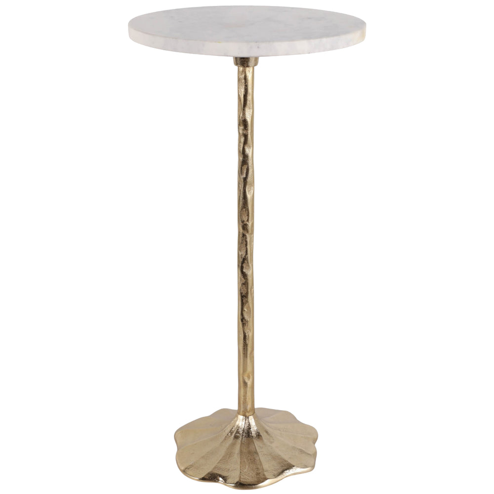 Cutter Accent Table, White