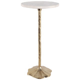 Cutter Accent Table, White