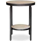 Dauntless Side Table, Matte Black-Furniture - Accent Tables-High Fashion Home