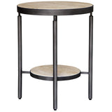 Dauntless Side Table, Matte Black-Furniture - Accent Tables-High Fashion Home