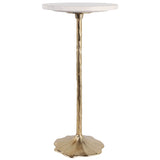 Cutter Accent Table, White