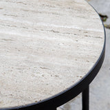 Dauntless Side Table, Matte Black-Furniture - Accent Tables-High Fashion Home