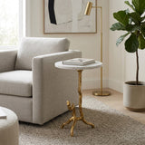 Brae Side Table, White