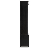 Admont Bookcase, Worn Black-Furniture - Storage-High Fashion Home