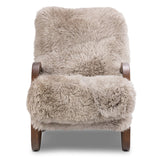 Tobin Chair, Taupe Shearling by Four Hands