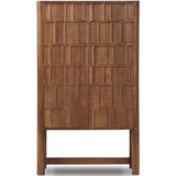 Ezri Cabinet, Cocoa Oak-Furniture - Storage-High Fashion Home