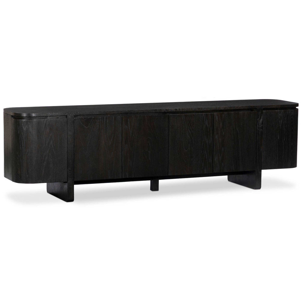 Elle Media Console, Worn Black by Four Hands