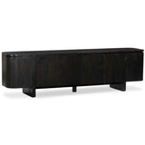 Elle Media Console, Worn Black by Four Hands