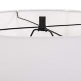 Cedric Table Lamp, Grey Marble