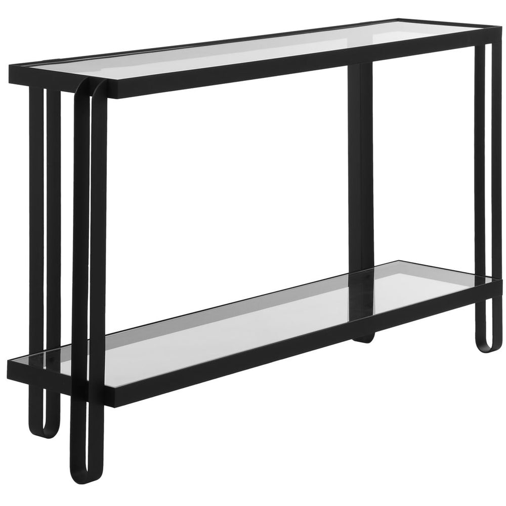 Shadow Console Table, Satin Black