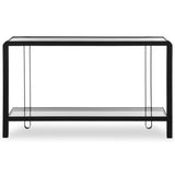 Shadow Console Table, Satin Black