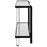 Shadow Console Table, Satin Black