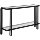 Shadow Console Table, Satin Black