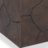 Tomlin Outdoor Stool, Hayes Cream/Saddle Brown by Four Hands