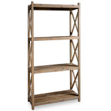 Stratford Etagere, Weathered Natural-Furniture - Storage-High Fashion Home