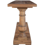 Stratford Console, Distressed Natural-Furniture - Accent Tables-High Fashion Home