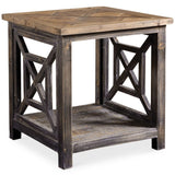 Spiro End Table, Reclaimed Natural