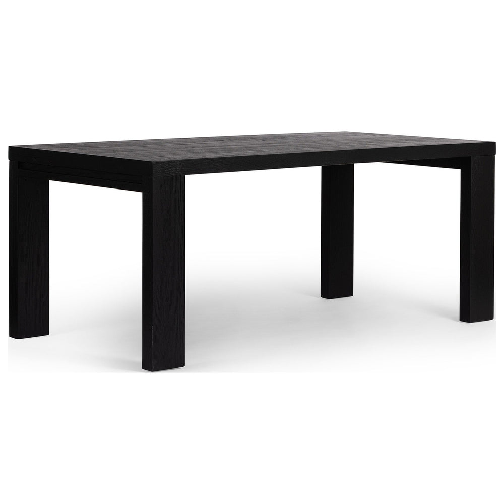 Millie Dining Table, Drifted Matte Black Veneer by Four Hands — PRM_1