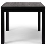 Millie Dining Table, Drifted Matte Black Veneer by Four Hands — SID_1