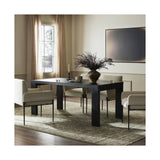 Millie Dining Table, Drifted Matte Black Veneer by Four Hands — ESS_1