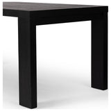 Millie Dining Table, Drifted Matte Black Veneer by Four Hands — DET_1