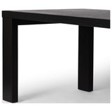 Millie Dining Table, Drifted Matte Black Veneer by Four Hands — DET_1