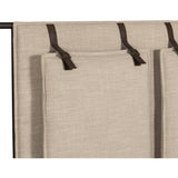 Leigh Canopy Bed, Palm Ecru-Furniture - Bedroom-High Fashion Home