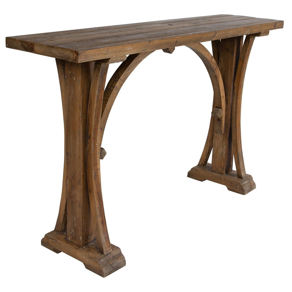 Genessis Console Table, Natural-Furniture - Accent Tables-High Fashion Home