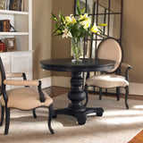 Brynmore Dining Table, Satin Black