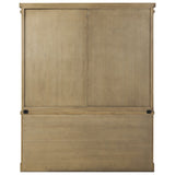 Grand Cabinet, Honey  Brown Oak Veneer by Four Hands — BCK_1