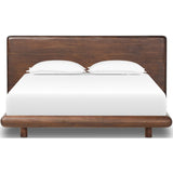 Nigel Bed, Rustic Brown-Furniture - Bedroom-High Fashion Home