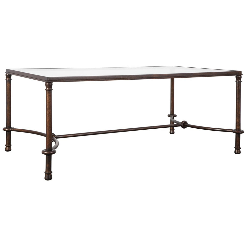 Warring Coffee Table, Rustic Bronze