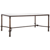 Warring Coffee Table, Rustic Bronze