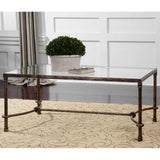 Warring Coffee Table, Rustic Bronze