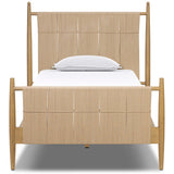 Richard Twin Bed, Natural Rush/Burnished Parawood by Amber Lewis x Four Hands