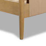 Richard Twin Bed, Natural Rush/Burnished Parawood by Amber Lewis x Four Hands