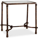 Warring End Table, Dark Bronze-Furniture - Accent Tables-High Fashion Home