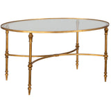 Vitya Coffee Table, Antique Gold-Furniture - Accent Tables-High Fashion Home