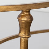 Vitya Coffee Table, Antique Gold-Furniture - Accent Tables-High Fashion Home