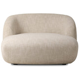 Channing Chaise, Yuma Cream-Furniture - Sofas-High Fashion Home
