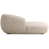 Channing Chaise, Yuma Cream-Furniture - Sofas-High Fashion Home