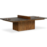 Outdoor Ping Pong Table, Rust Aluminum by Four Hands