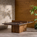 Outdoor Ping Pong Table, Rust Aluminum by Four Hands