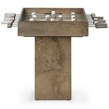 Outdoor Foosball Table, Oxidized Aluminum by Four Hands