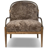 Demi Chair, Taupe Shearling by Amber Lewis x Four Hands