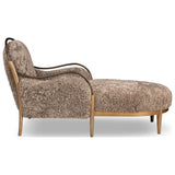Demi Chaise Lounge, Taupe Shearling by Four Hands — SID_1