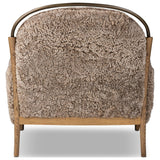 Demi Chaise Lounge, Taupe Shearling by Four Hands — BCK_1